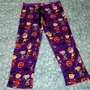 3/$25 Peanuts Plush Pajama Pants
